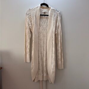 Sonoma Cream Open Front Cardigan